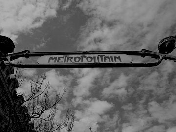 metropolitan subway sign